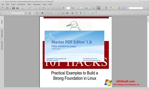 Captura de pantalla Master PDF Editor para Windows 10