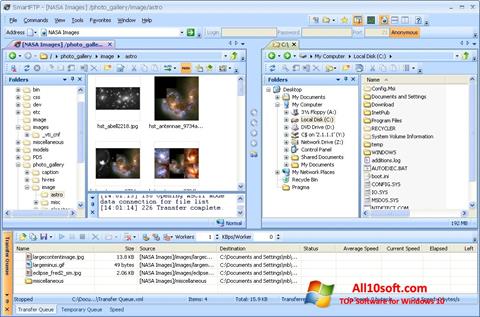 Captura de pantalla SmartFTP para Windows 10