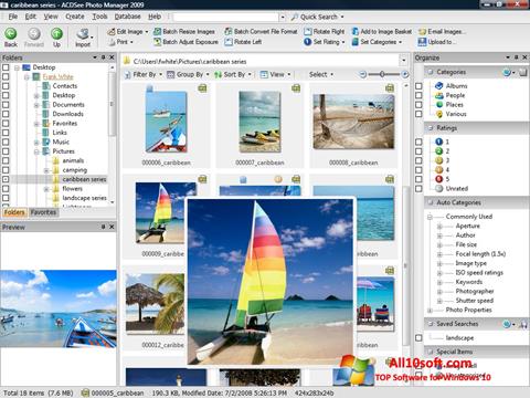 Captura de pantalla ACDSee Photo Manager para Windows 10