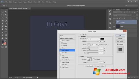 Captura de pantalla Adobe Photoshop CC para Windows 10