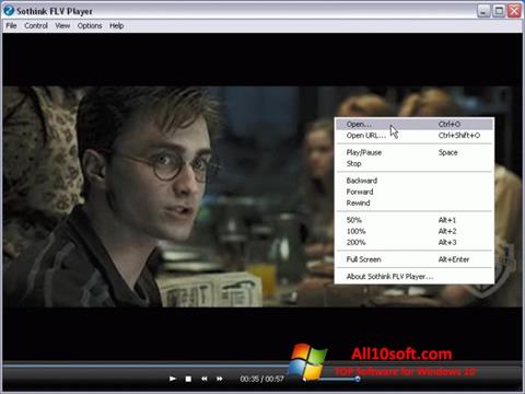 Captura de pantalla FLV Player para Windows 10