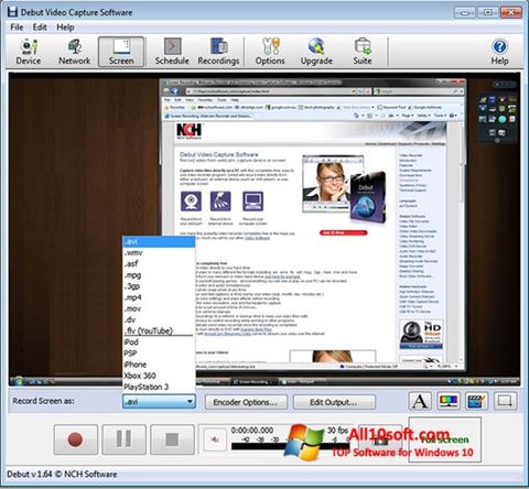 free webcam debut video capture software windows 10