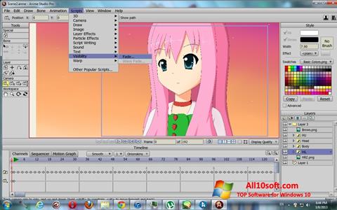 Captura de pantalla Anime Studio para Windows 10