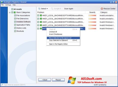 download the last version for windows Auslogics Registry Cleaner Pro 10.0.0.4