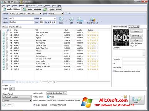 Captura de pantalla Easy CD-DA Extractor para Windows 10