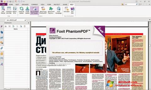 Captura de pantalla Foxit Phantom para Windows 10