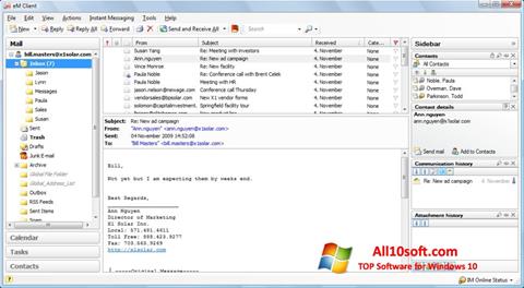 Captura de pantalla eM Client para Windows 10