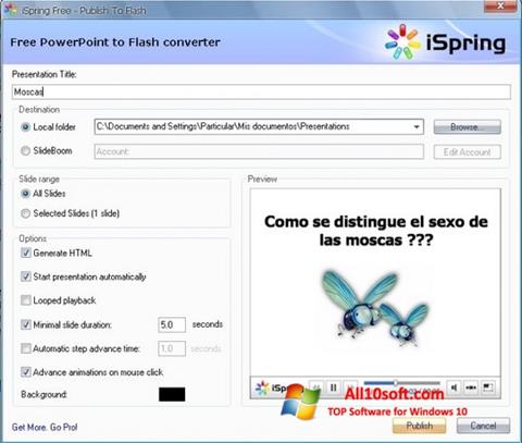Captura de pantalla iSpring Free para Windows 10
