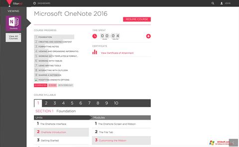 Captura de pantalla Microsoft OneNote para Windows 10