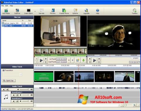 Captura de pantalla VideoPad Video Editor para Windows 10