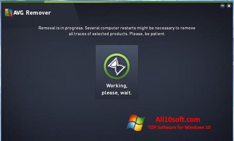 Captura de pantalla AVG Remover para Windows 10