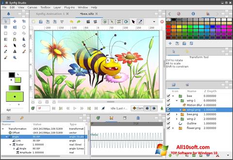 Captura de pantalla Synfig Studio para Windows 10