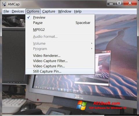 Captura de pantalla AMCap para Windows 10