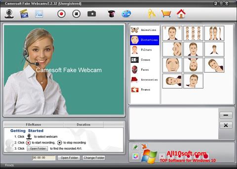 Captura de pantalla Fake Webcam para Windows 10