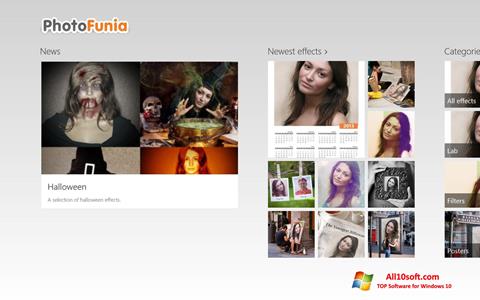 Captura de pantalla PhotoFunia para Windows 10