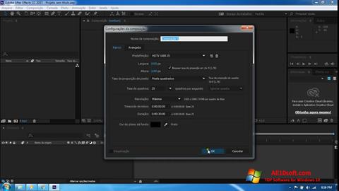 Captura de pantalla Adobe After Effects CC para Windows 10