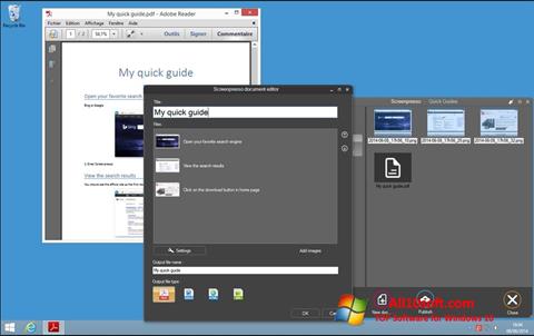Captura de pantalla Screenpresso para Windows 10