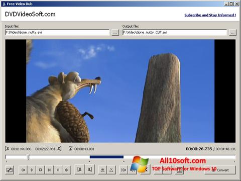 Captura de pantalla Free Video Dub para Windows 10
