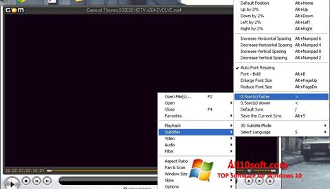 Captura de pantalla GOM Player para Windows 10