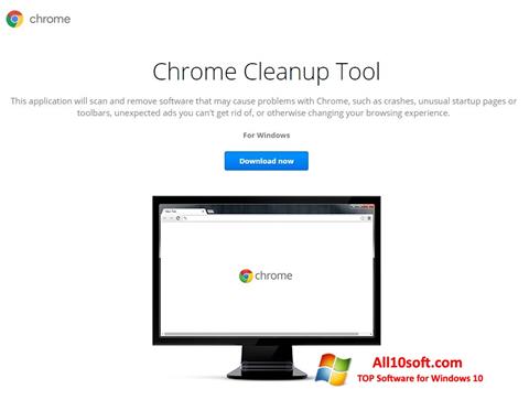 Captura de pantalla Chrome Cleanup Tool para Windows 10