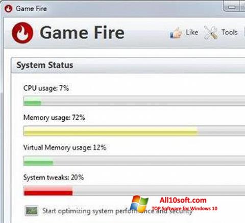 Captura de pantalla Game Fire para Windows 10