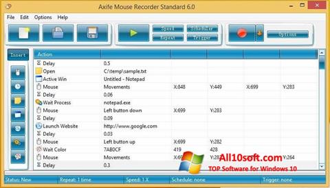 Captura de pantalla Mouse Recorder para Windows 10