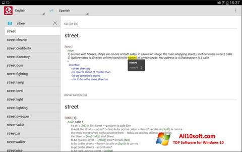 Captura de pantalla ABBYY Lingvo para Windows 10