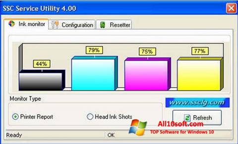 Captura de pantalla SSC Service Utility para Windows 10