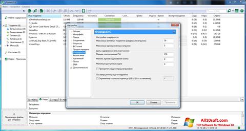 Captura de pantalla uTorrent para Windows 10