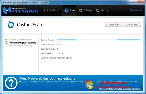 Captura de pantalla Malwarebytes Anti-Malware para Windows 10