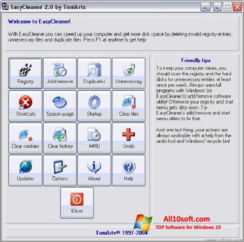 Captura de pantalla EasyCleaner para Windows 10
