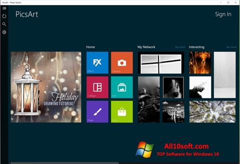 Captura de pantalla PicsArt para Windows 10