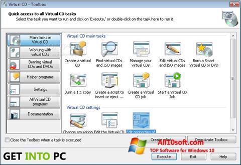 Captura de pantalla Virtual CD para Windows 10