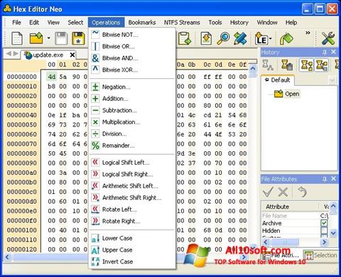 Captura de pantalla Hex Editor Neo para Windows 10
