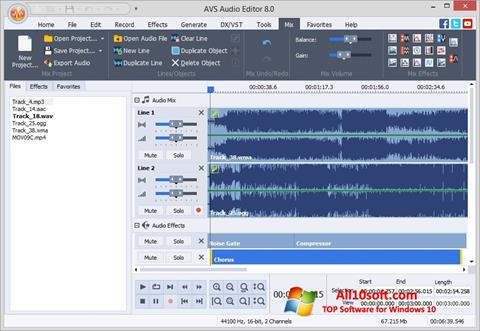 Captura de pantalla AVS Audio Editor para Windows 10