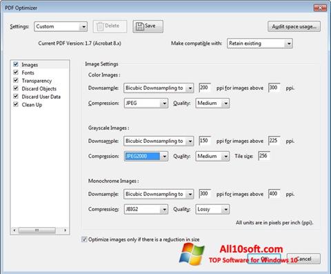 Captura de pantalla Adobe Acrobat Pro DC para Windows 10