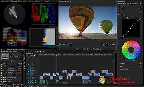 Captura de pantalla Adobe Premiere Pro CC para Windows 10