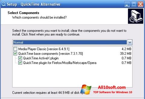 Captura de pantalla QuickTime Alternative para Windows 10