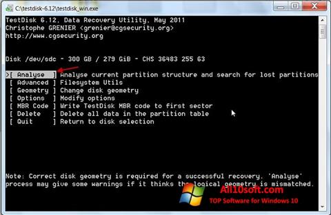 testdisk recover files windows 10