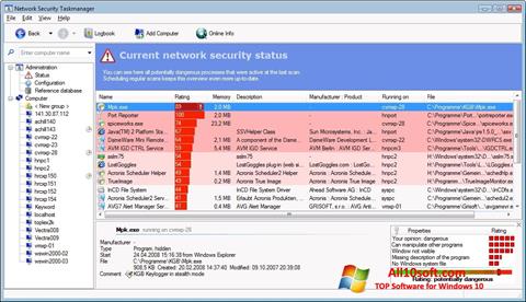Captura de pantalla Security Task Manager para Windows 10