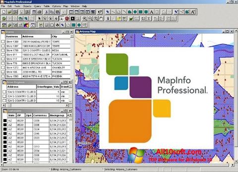Captura de pantalla MapInfo Professional para Windows 10