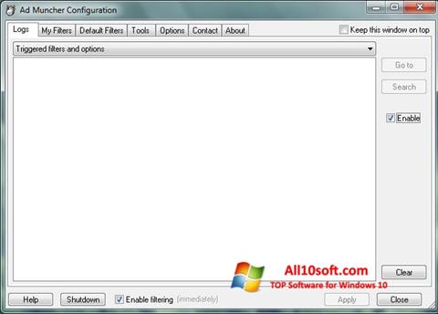Captura de pantalla Ad Muncher para Windows 10