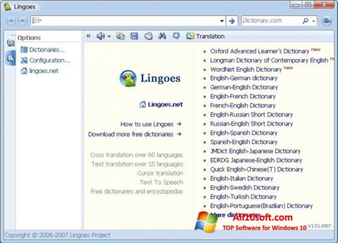 Captura de pantalla Lingoes para Windows 10