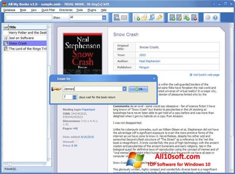 Captura de pantalla All My Books para Windows 10