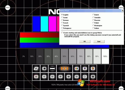 Captura de pantalla Nokia Monitor Test para Windows 10