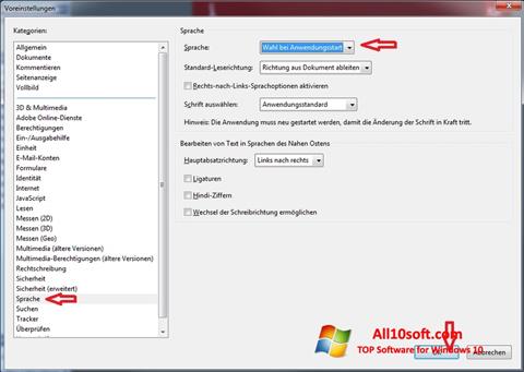 Captura de pantalla Adobe Reader para Windows 10