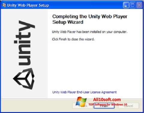 Captura de pantalla Unity Web Player para Windows 10