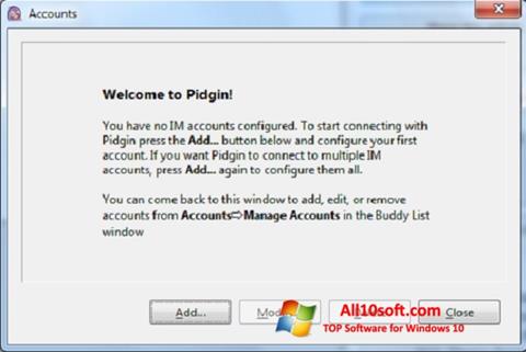 Captura de pantalla Pidgin para Windows 10