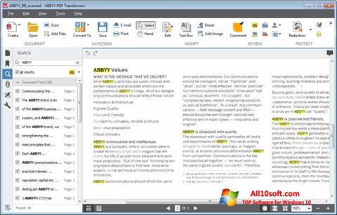 Captura de pantalla ABBYY PDF Transformer para Windows 10
