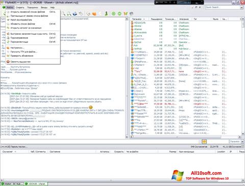 Captura de pantalla FlylinkDC++ para Windows 10